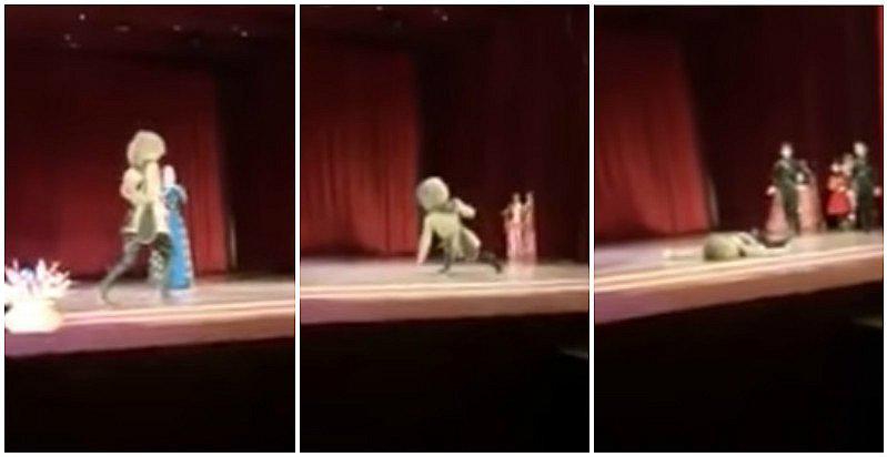YouTube: bailarín muere en el escenario pero creían que era parte de la obra (VIDEO)