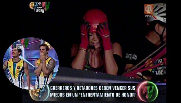 El Origen de la Lucha: Sheyla Rojas llora por juego y Patricio Parodi se ríe 