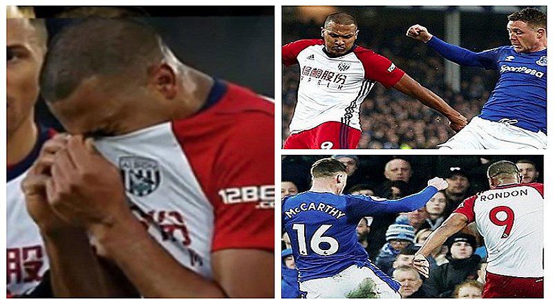 Futbolista venezolano rompe en llanto al fracturar pierna de su rival (FOTOS)