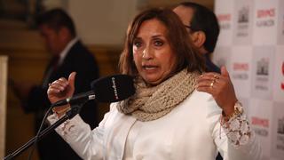 Dina Boluarte evita responder sobre si asumirá la Presidencia en caso de vacarse a Pedro Castillo