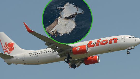 Las primeras imágenes del avión que se estrelló en el mar con 189 pasajeros en Indonesia (VIDEO)