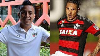 Christian Cueva y Paolo Guerrero chocan por el Brasileirao