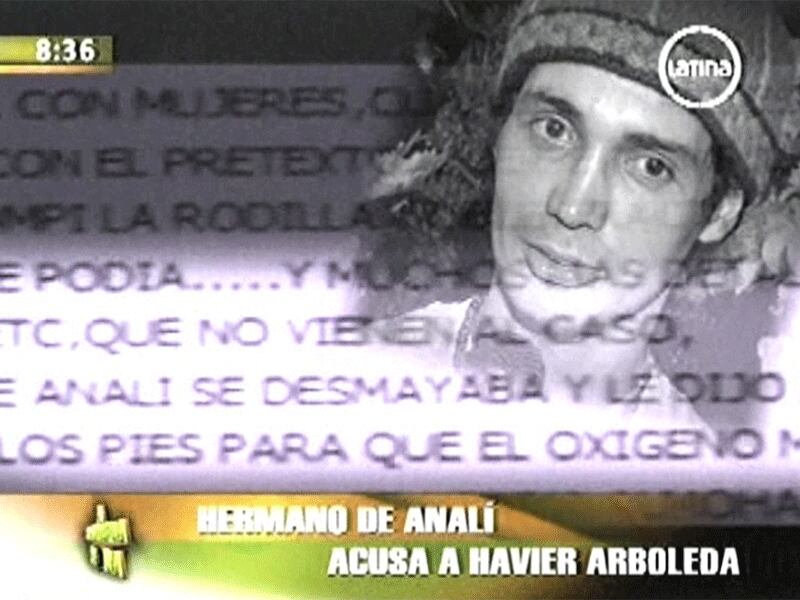 Hermanos de Analí culpan a Havier Arboleda de su muerte