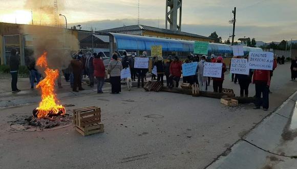 Huancayo: Vecinos bloquean ingreso a penal y exigen que se apague sistema anulador de Internet (Foto: difusión)