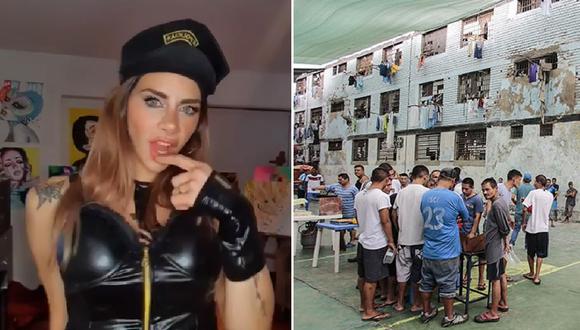 Reos de diversos penales del país habrían enviado saludos a la modelo Xoana González durante uno de sus shows en las redes sociales. (Foto: César Campos/El Comercio | Instagram Xoana)