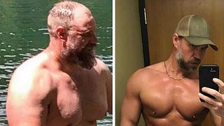 Hombre revela su secreto para bajar 40 kilos en solo cinco meses (FOTOS)