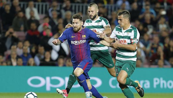 ​Barcelona, con cuatro goles de Messi, vence 6-1 al Eibar (VIDEO)