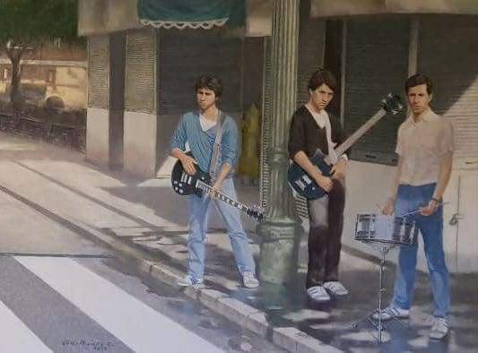 De izquierda a derecha: Claudio, Jorge y Miguel.