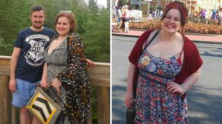 Novia sorprende con radical cambio: con 120 kilos, bajó de peso y luce regia