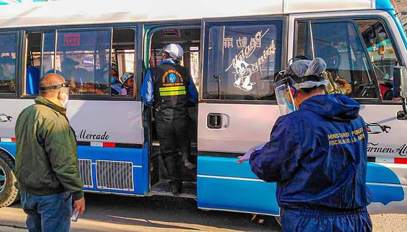 Ica: hacen entrega de protectores faciales a transportistas de la provincia de Nasca (Foto referencial GEC).
