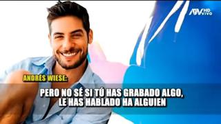 Se filtra audio de Andrés Wiese donde convence a la joven para que elimine la conversación privada