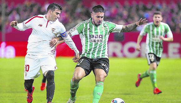 El Real Betis del “Loco” Vargas es goleado 4-0 por el Sevilla