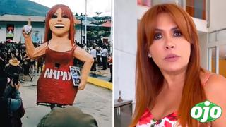 Muñeca de Magaly en los carnavales de Cajamarca se viraliza en pocas horas