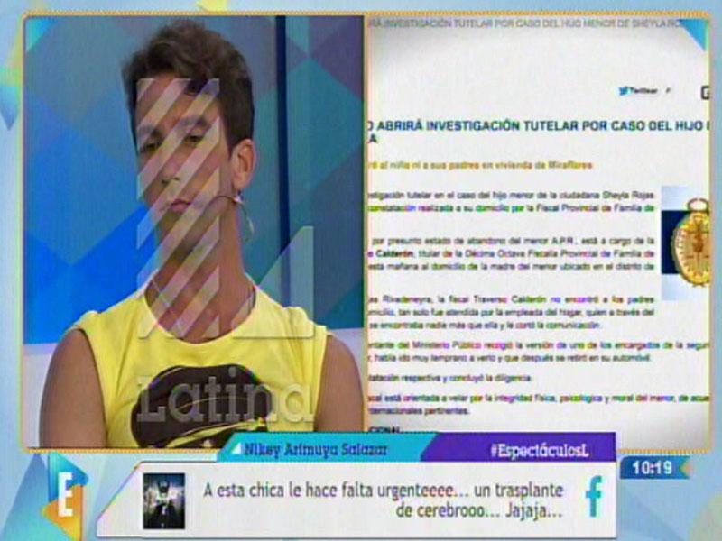 Antonio Pavón a productora de Esto Es Guerra: Yo no digito nada 