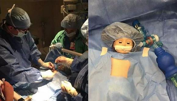 Médicos operan del corazón a niña y su muñeca para que no se sienta sola