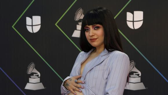 Mon Laferte en la ceremonia de los Latin Grammy 2021. (Foto: AFP).
