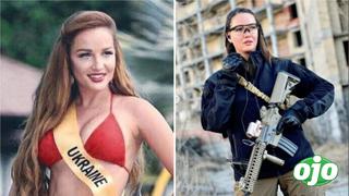 Anastassia Lena, Miss Ucrania, se suma al Ejército para luchar contra Rusia 