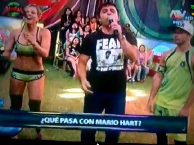 Combate: Mario Hart dio 'palmadita' en el trasero a Alejandra Baigorria 
