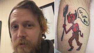 Confiesa que hace “tatuajes malos” a propósito y causa polémica en redes