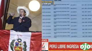 Perú Libre de Pedro Castillo presenta 160 pedidos de nulidad de actas en Lima y Loreto
