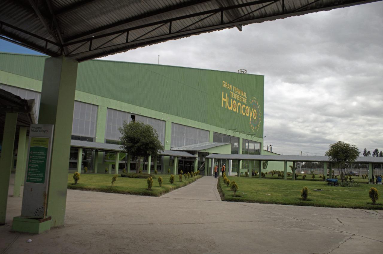 La afluencia de pasajeros en el Gran Terminal de Huancayo se ha reducido considerablemente. (Foto: GEC)