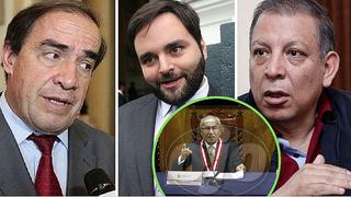Reacciones de congresistas tras destitución de Vela y Domingo Pérez