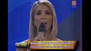 Sheyla Rojas llora tras declaraciones de Antonio Pavón: No soy vengativa    