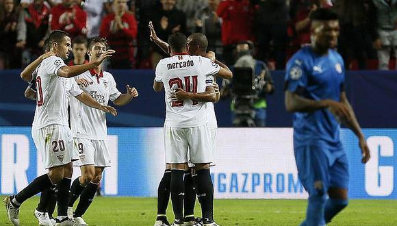 Liga de Campeones: Sevilla de Jorge Sampaoli golea 4-0 al Dinamo Zagreb 
