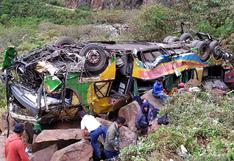 Se eleva a 17 los muertos y 25 los heridos por trágico despiste de bus en Cusco