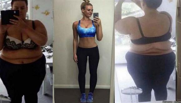 Esta es la increíble transformación de una mujer que perdió 88 kilos