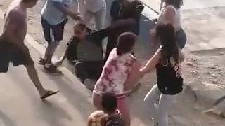 Ate: Extranjeros de procedencia venezolana golpearon a dos ancianos por la disputa de losa deportiva