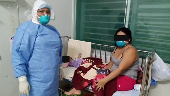 El menor, que está infectado con coronavirus, superó la operación y ahora está con su familia. (Foto: Hospital Santa Rosa de Piura)