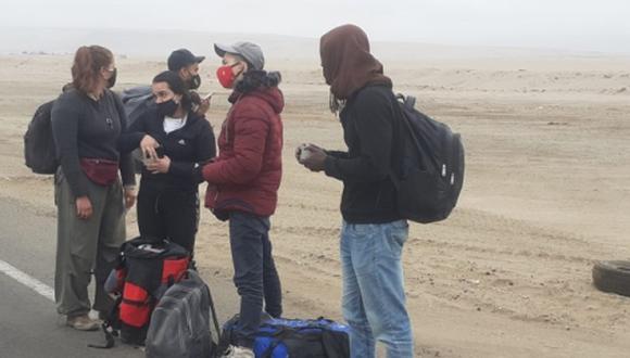 Tacna: los extranjeros fueron instados a retornar debido al cierre de frontera entre Perú y Chile.
