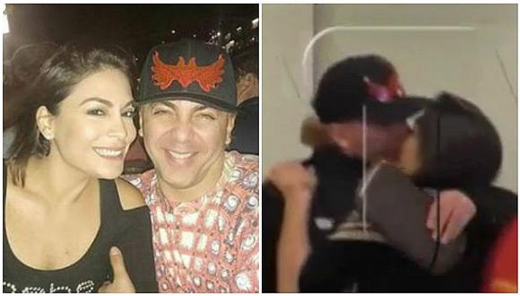 ​Cristian Castro se dio tremendo 'chape' con Evelyn Vela antes de partir del país
