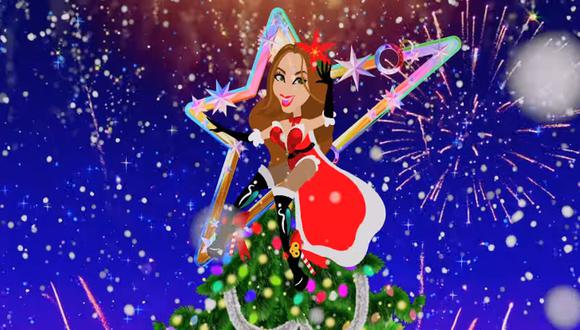 Thalía lanza una “Feliz Navidad” bilingüe y al son del merengue electrónico. (Foto: Captura de video)