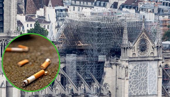 La policía halló colillas en los andamios donde surgió el fuego de Notre Dame (FOTOS)