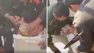 Niña queda atrapada en una lavadora al jugar a las "escondidas" (VIDEO)