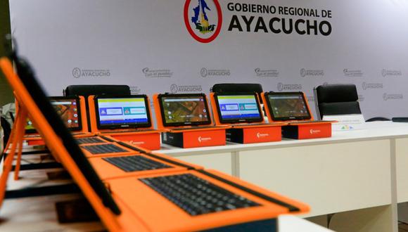 Ayacucho: entregan más de 4 mil tablets para distribuirlas a los estudiantes de la región (Foto: Gore Ayacucho)