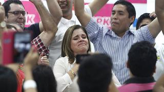 Mercedes Aráoz lloró tras conocer el primer flash electoral [FOTOS]   