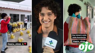 Vasco Madueño lleva donaciones a la ONG “Perú Niñez” y se anima a cantar “Cariñito” 