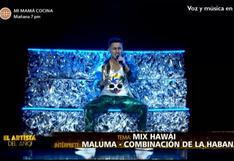 Elías Montalvo cantó ‘Hawái’ de Maluma con “La combinación de la Habana” | VIDEO
