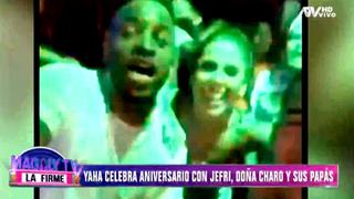 Jefferson Farfán se mostró cariñoso con Yahaira Plasencia en aniversario de la salsera