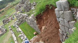 Lluvias originan colapso de muralla de fortaleza de Sacsayhuamán
