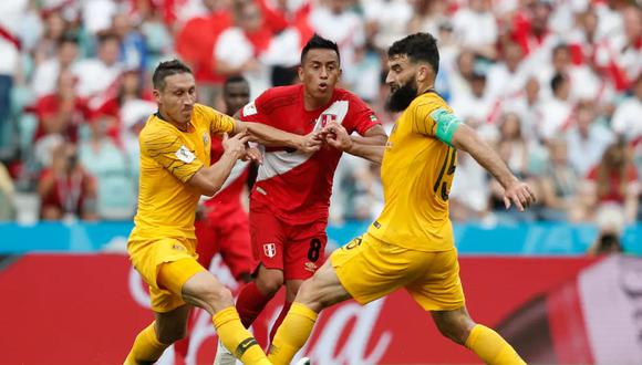 Perú vs. Australia jugarán este lunes 13 de junio por el boleto al Mundial de Qatar 2022. (Foto: AFP)