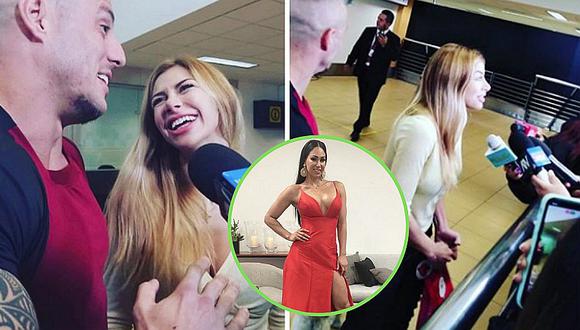 Xoana González llegó al Perú y niega odiar a Melissa Loza (FOTOS Y VIDEO)