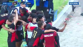 Melgar vs. Sporting Cristal: gol de Iberico para el 1-0 del cuadro rojinegro