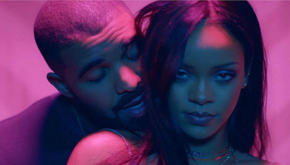 ¡Puro amor! Drake le confesó su amor a Rihanna en pleno concierto