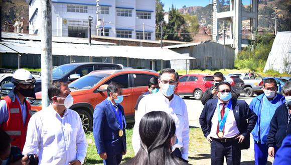 El mandatario visitó esta mañana el hospital Víctor Ramos Guardia de Huaraz.