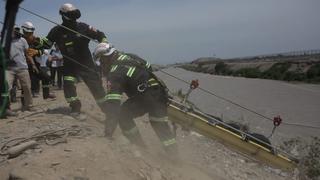 SMP: recuperan cuerpo de joven que cayó al río Rímac tras derrumbe de su casa 