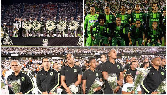 Chapecoense: así fue el conmovedor homenaje en el estadio donde iban a competir (FOTOS)